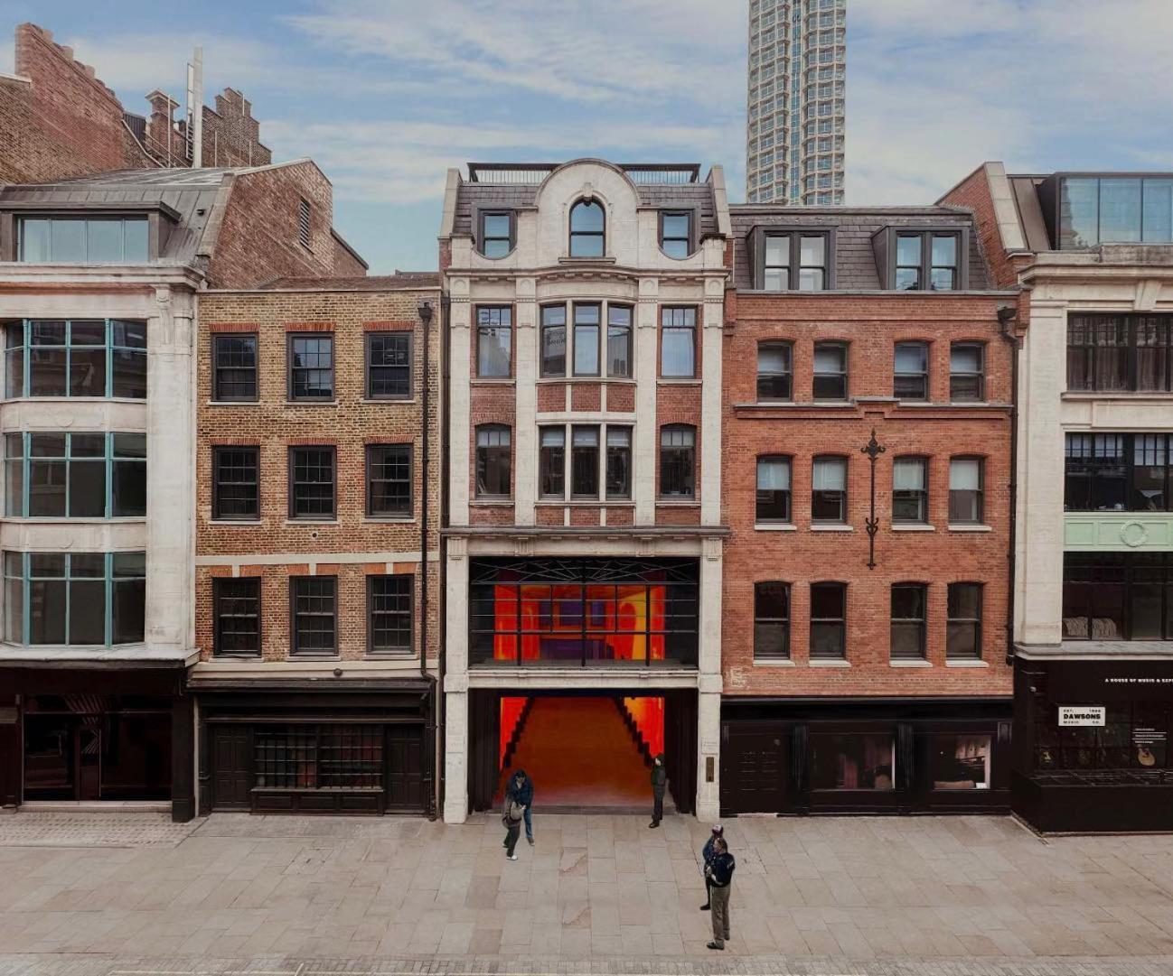 Chateau Denmark London Exterior foto The proposed entrance to the station